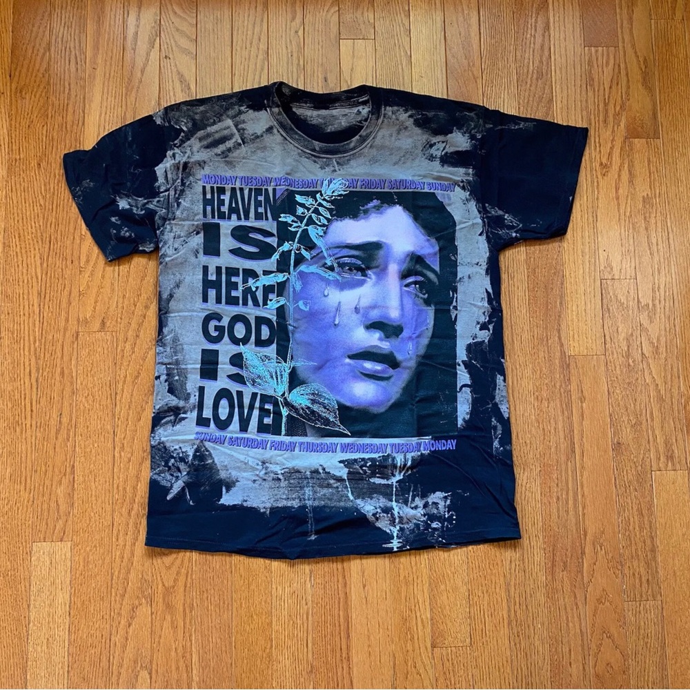 Findsleep Heaven is Here God is Love t shirt